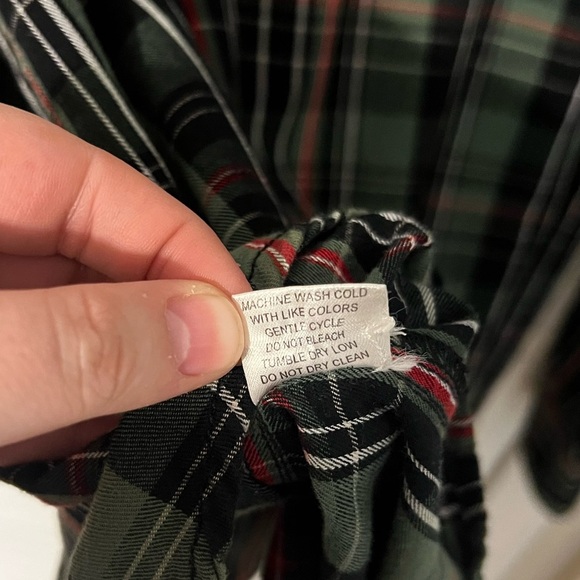 Rolling Paper with Patches Green Plaid Button Up Long Sleeve Shirt - Picture 10 of 11